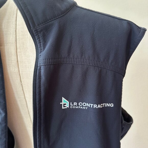 Elevate Trimark Men's Stinton Softshell Vest Navy Size Medium Corporate Branded - Picture 3 of 7